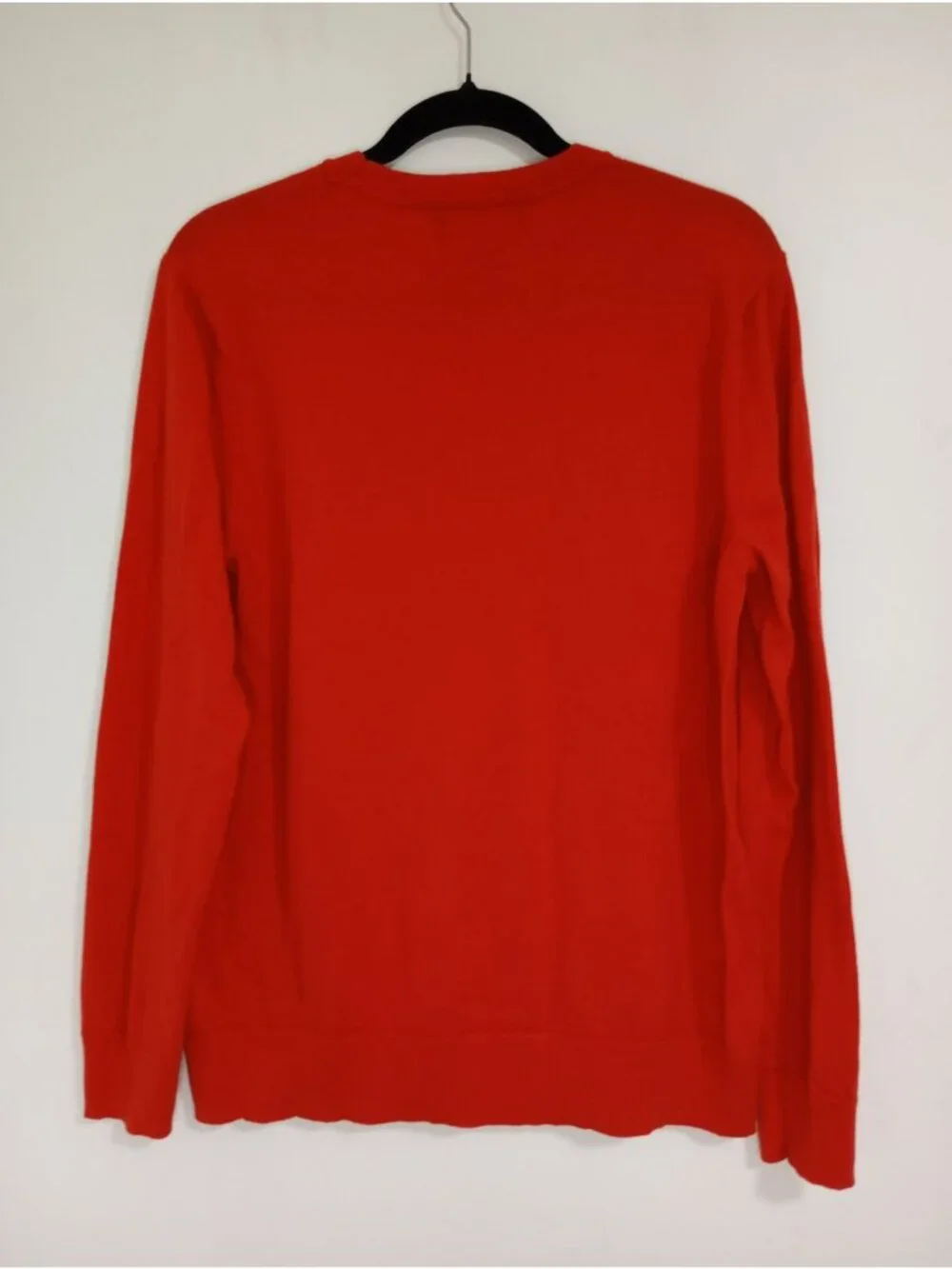 Banana Republic Italian Merino Wool Sweater Red Crewneck Mens Size L
